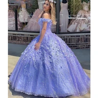 mexican vestido de 15 anos lilac charro quinceanera dresses with lace applqiued crystal corset sweet 16 dress abiti da cerimonia