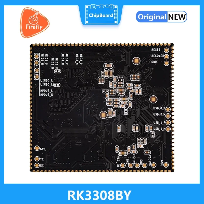RK3308BY Четырехъядерный процессор IoT 64-битная основная плата Интеллектуальное