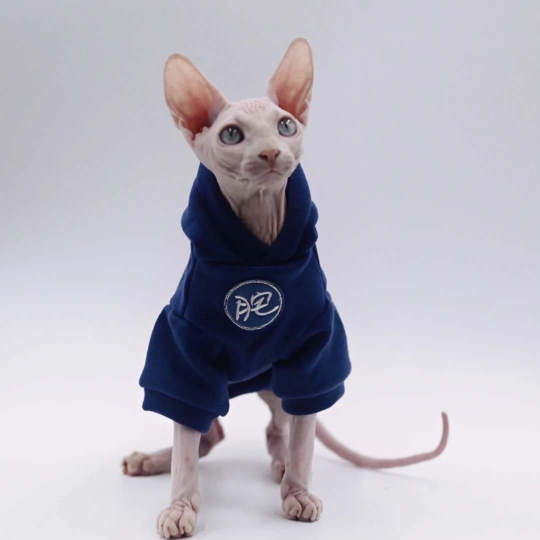 Одежда для кошек Sphynx плотная Теплая Флисовая зимняя одежда Devon Rex корнированная и