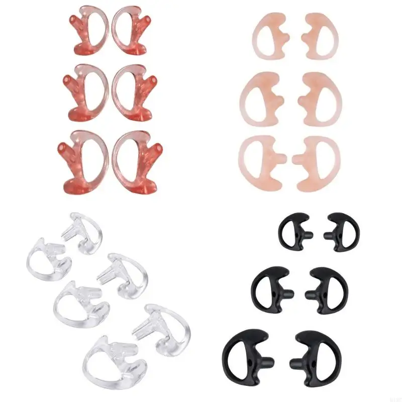 Силиконовая форма для ушей 918C наушников с акустической трубкой двустороннего