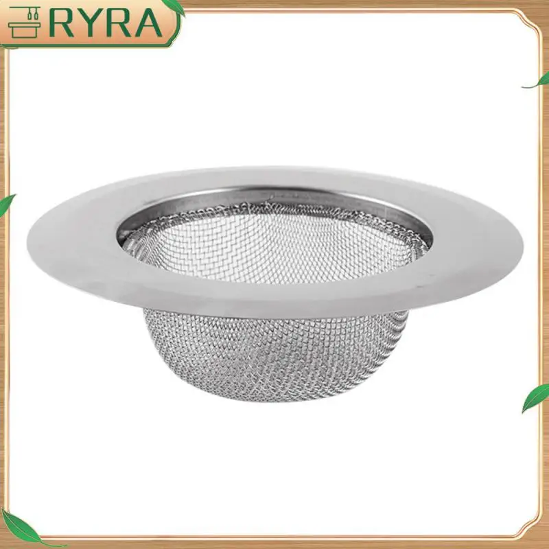 

Hair Strainer Shower Cover Plug Drain Hole Filter Trap Basin Floor Drain Sewer Anti Blocking Stainless Steel Sink Funnel