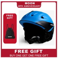 moon new ski helmet men professional integrally molded skiing sports snow safety helmet women protective helmet ms86