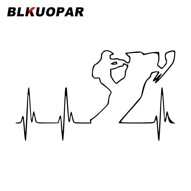 

BLKUOPAR Приключения снегоход сердцебиение автомобильные наклейки интересный холодильник компьютер ветровое стекло Водонепроницаемая наклейка JDM автомобильные товары