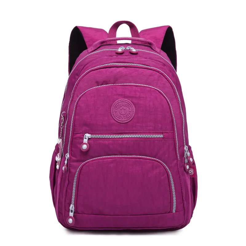 

Women Backpack School Bag for Teenage Girls Nylon Casual Laptop Bagpack Travel Bolsa Mochila Back Pack Kid Brand
