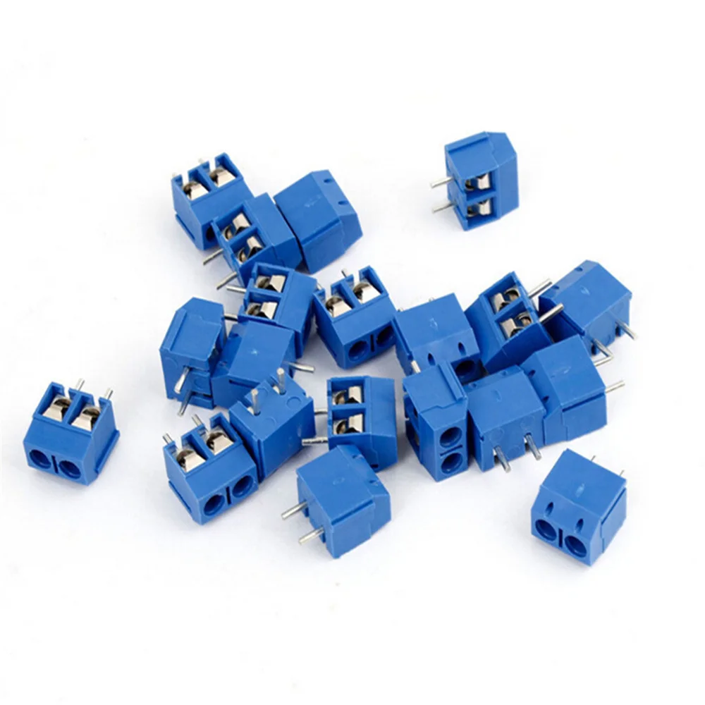 

5.08-301-2P 301-2P 100PCS 2 Pin Screw Terminal Block Connector 5mm Pitch