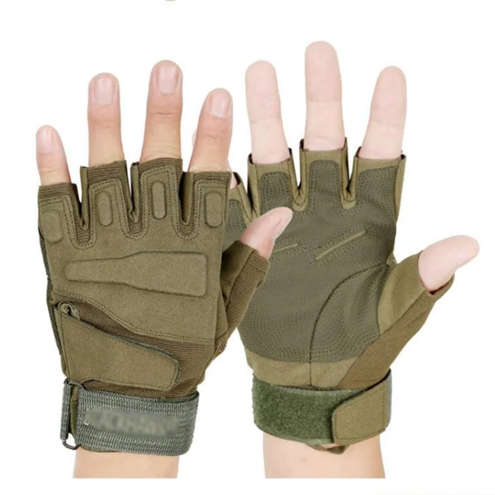 Тактические перчатки с открытыми пальцами специального назначения O ...