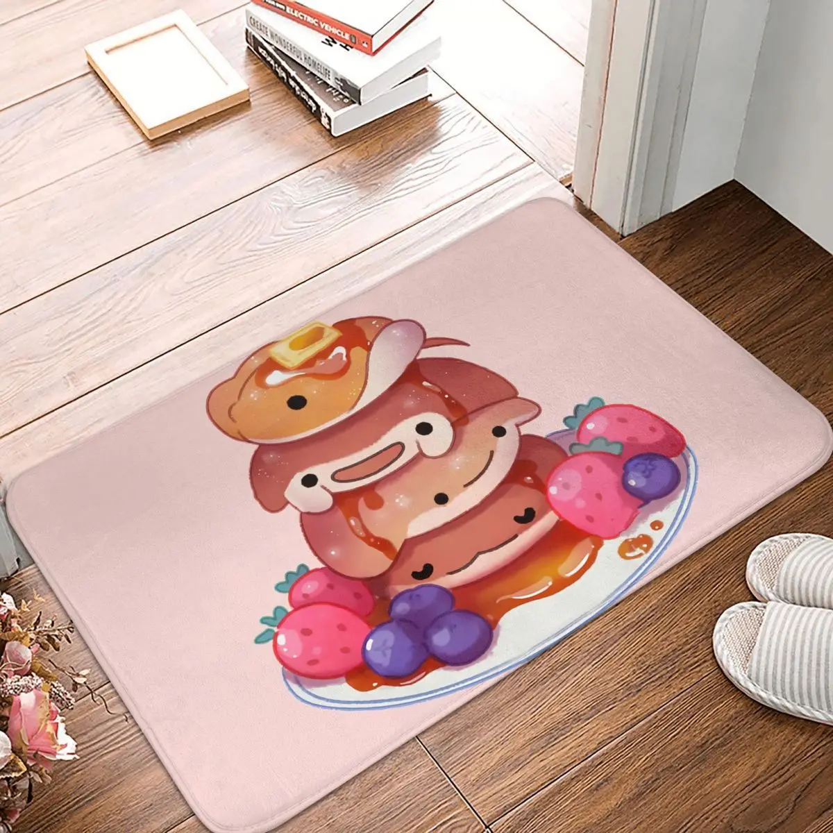 

Bedroom Mat Fluffy Sea Pancakes Doormat Flannel Carpet Outdoor Rug Home Decor