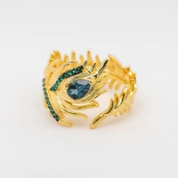 gems ballet 0 47ct natural london blue topaz gemstone rings 925 sterling silver handmade adjustable bohemia gold ring for women
