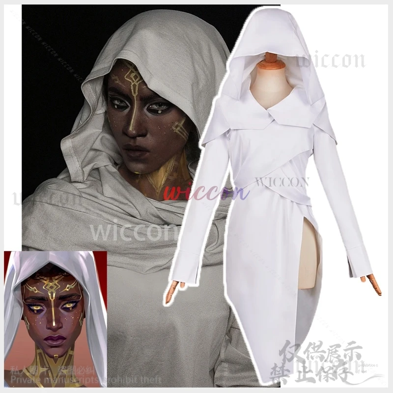 Аниме игра Arcane Mel Косплей LOL Костюм Белое Платье Лолита Песок Дюна Страна Стиль