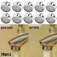 10pcs m24 faucet aerator brass stainless steel male spout threaded water saving tap aerator 2 layer abs porous filter