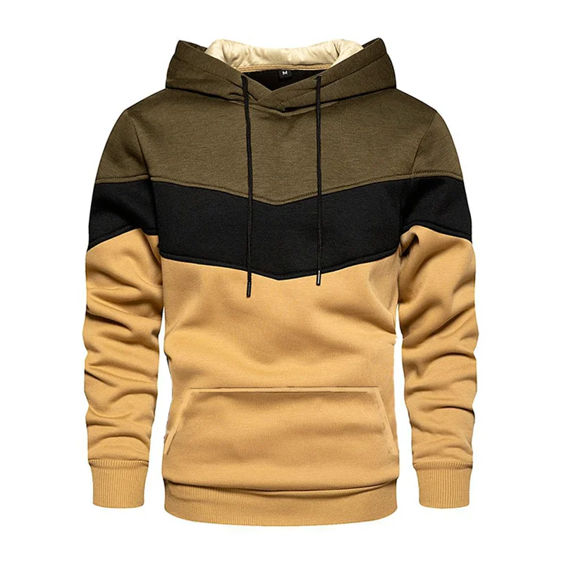 

2022 New Autumn Men Pullover Hoodies Casual Sweatshirts ​Fashion Hoody Plus Fleece Solid Print Sportswear Hip Hop Harajuku Coat