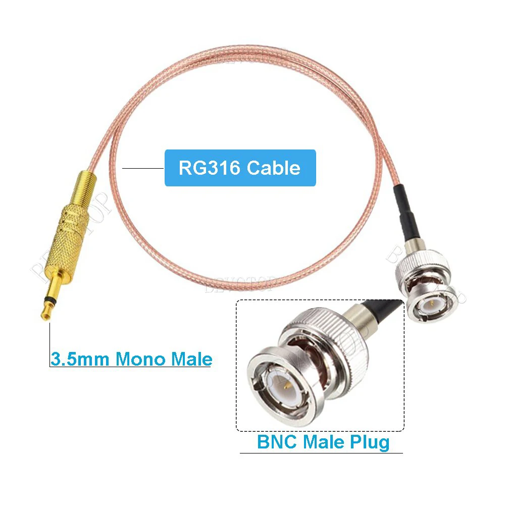

BEVOTOP RG316 BNC-3,5 мм аудиокабель