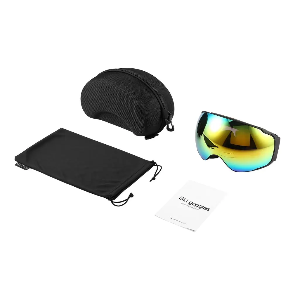 

Double Layers Ski Goggles UV Anti-fog Protection Ski Mask Glasses Eyewear Skiing Outdoor Sports Skating Skiing Goggles