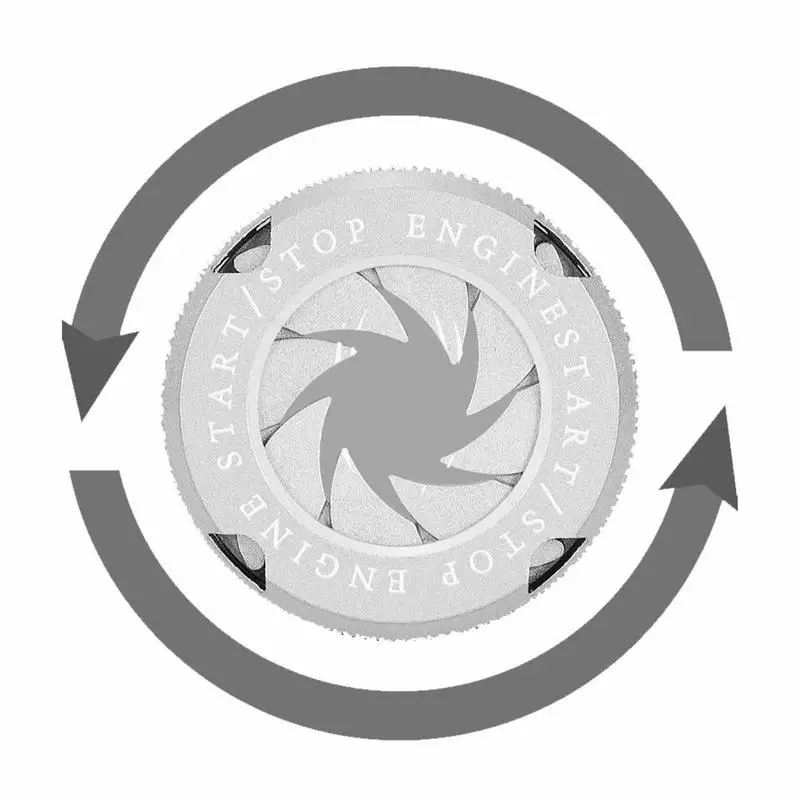 

Push Button Start Cover Rotary Ignition Start Button Cover Universal Push To Start Button Key Ignition Protective Cover Spider