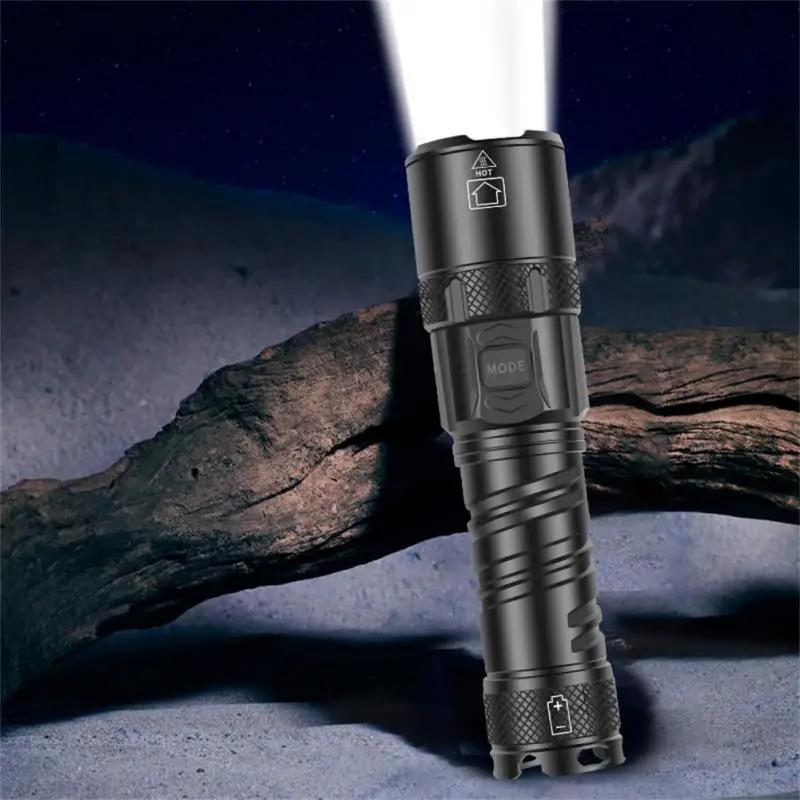 

Handheld Flashlights Aluminum Alloy Light Weight Small Type-c Charging Telescopic Zoom Light Accessory Led Flash Lamp 1800 Lm