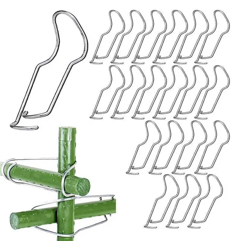 

Plant Trellis Connector Clip Climbing Wall Self-Adhesive Plastic Vine Hold Clips Supports Connects Reusable For Greenhouse