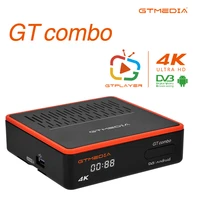 gtmedia gt combo android 9 0 tv box dvb s2 t2 cable 2g16g satellite receiver m3u ccam built in wifi pk gtc stock in spain