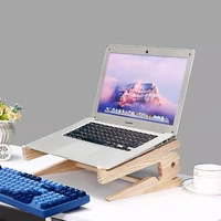 goojodoq laptop stand holder increased height storage stand for macbook 13 15 inch notebook vertical base cooling stand mount