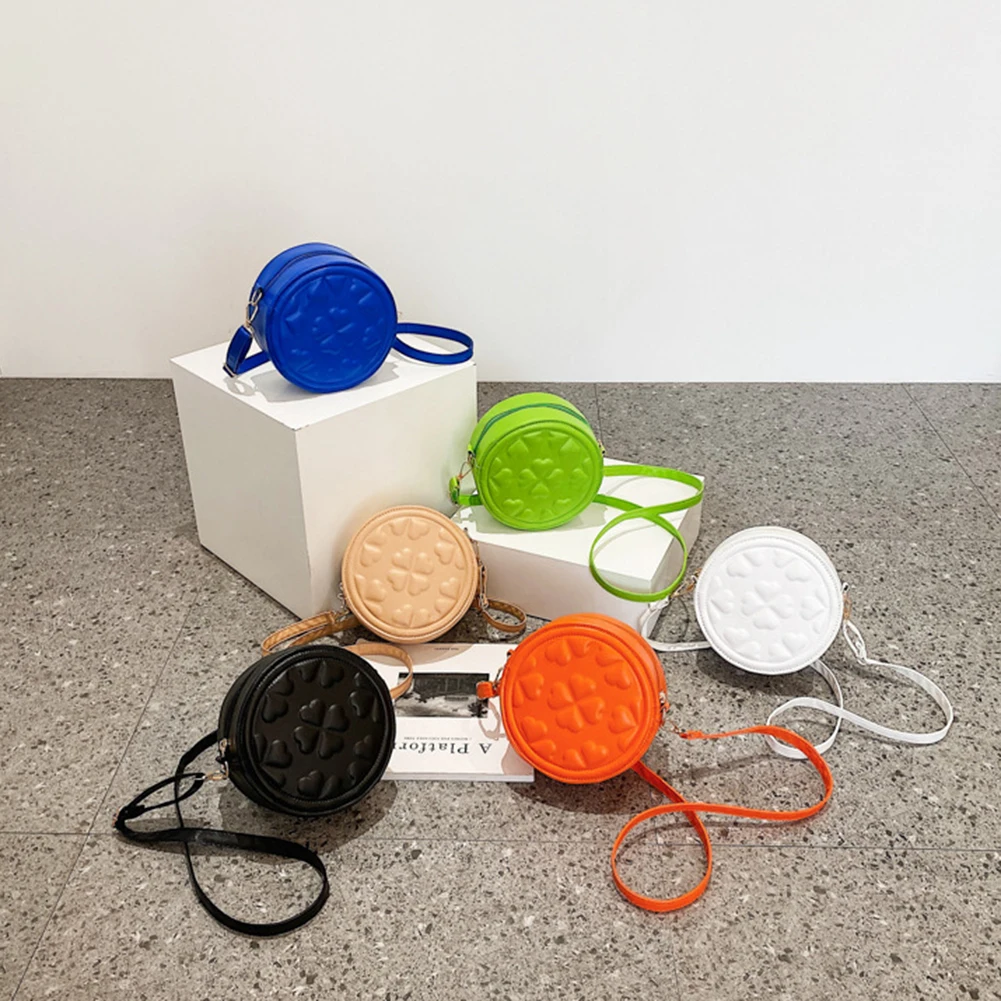 

Fashion Round Crossbody Bags Women Leather Shoulder Bags Handbags for Women Outdoor Business Traveling Handbags