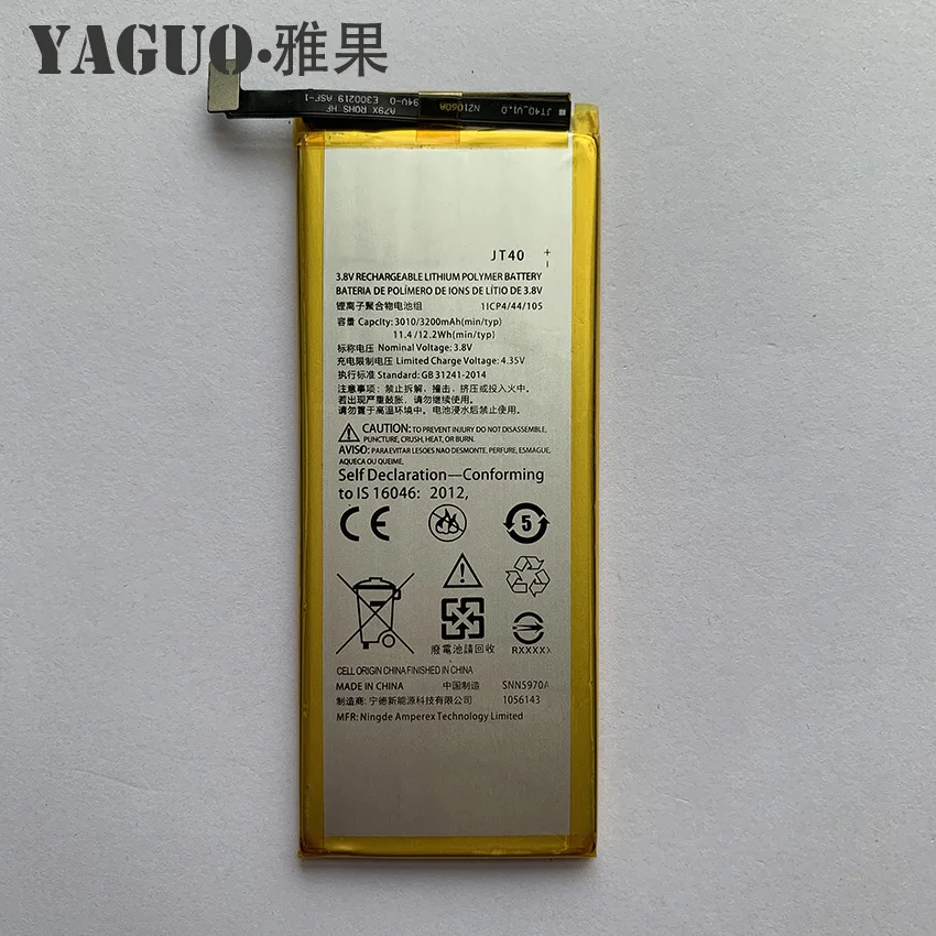 

New Original Battery JT40 3200mAh For Motorola Moto G6 Plus XT1926-6 XT1926-7 Batteries