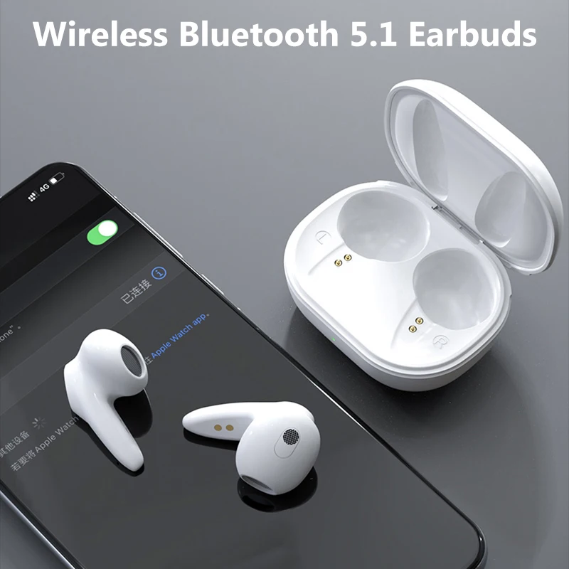 Миниатюрные беспроводные наушники TWS Bluetooth маленькие портативные