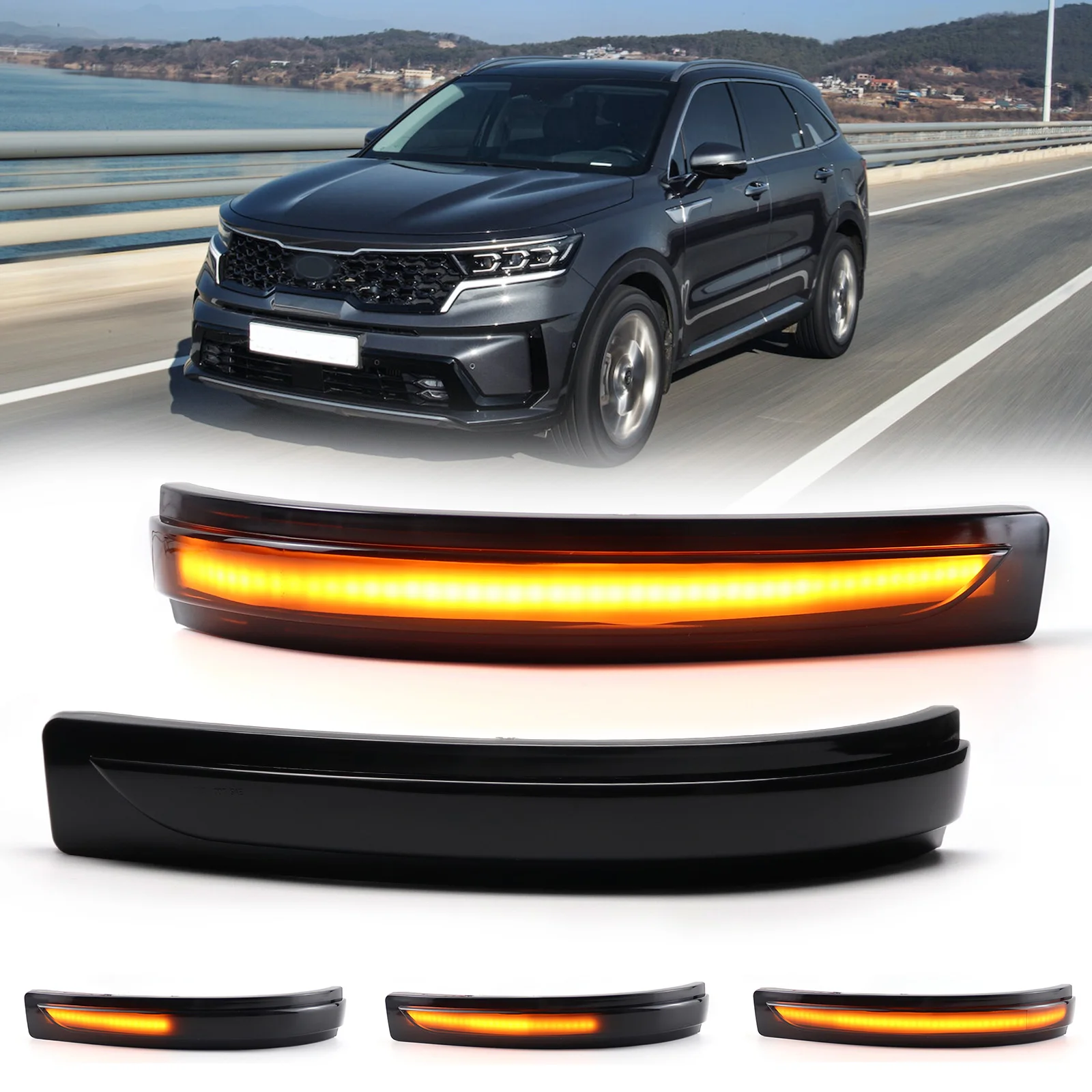 

Индикатор поворота для Kia Sorento 2016 2017 2018 2019 2020, 2 шт.