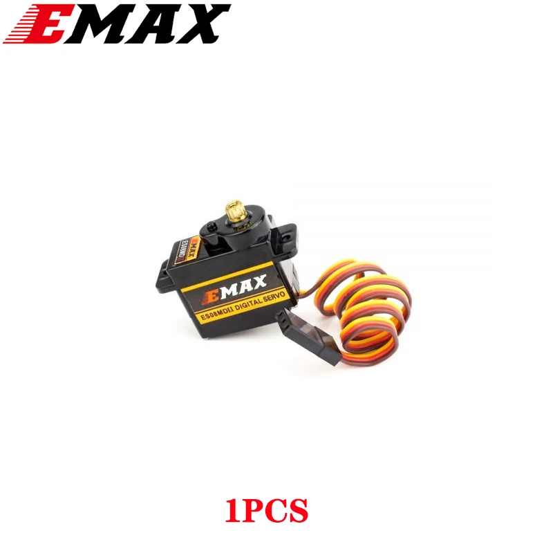 Фото 2 шт./4 шт. EMAX ES08MDII ES08MA II цифровой сервопривод 12 г/1,6/2,0 кг.см высокоскоростной мини-металлический механизм для радиоуправляемой модели лодки автомобиля робот №5