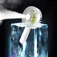 portable water spray mist fan electric usb rechargeable handheld mini fan cooling air conditioner humidifier