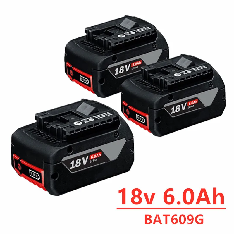 

18V Batterie für elektrische Bohrmaschine Zubehör 18V 6.0ah Li-Ion Batterie BAT609G BAT618 BAT618G BAT614+ Batterieladesatz