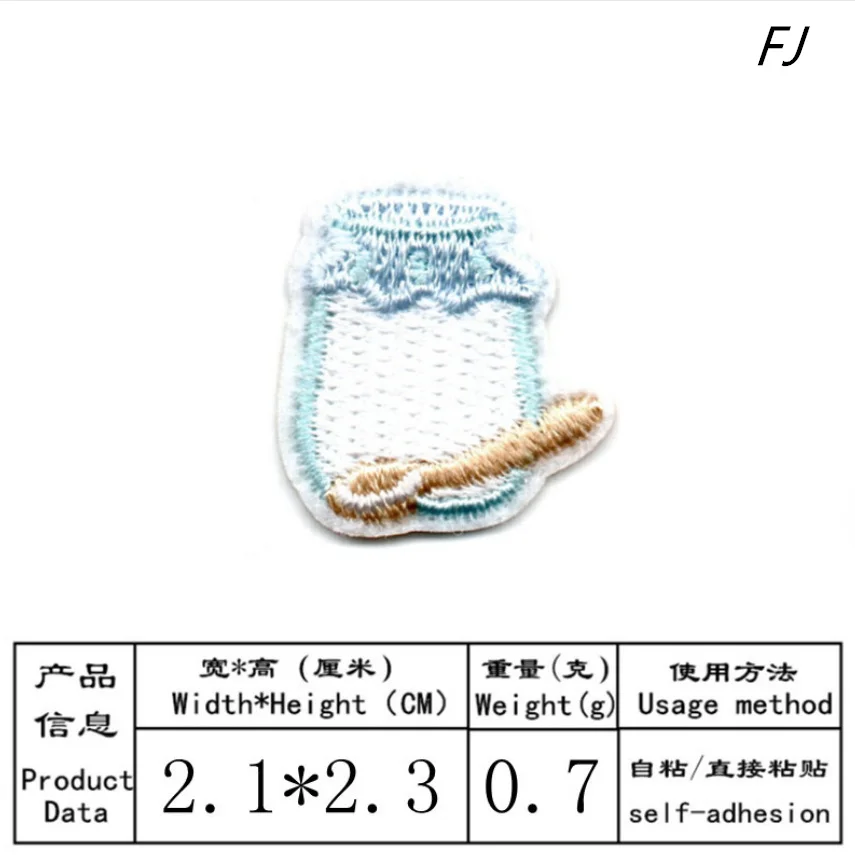 10 шт. сахарная ветчина домик дерево вышитые нашивки железная палочка пришить