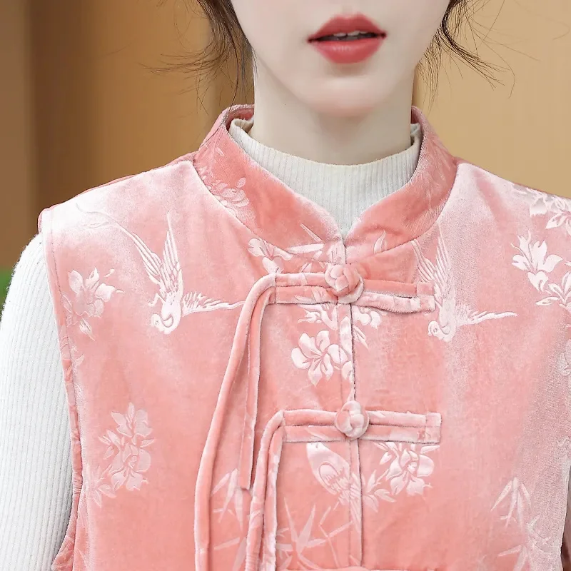 5XL женский жилет для женщин среднего возраста повседневная куртка без рукавов