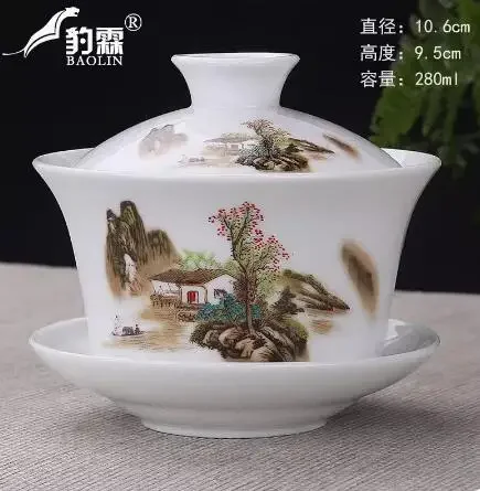 Чайный набор GaiWan 150 мл китайские чайные наборы из костяного фарфора чайный