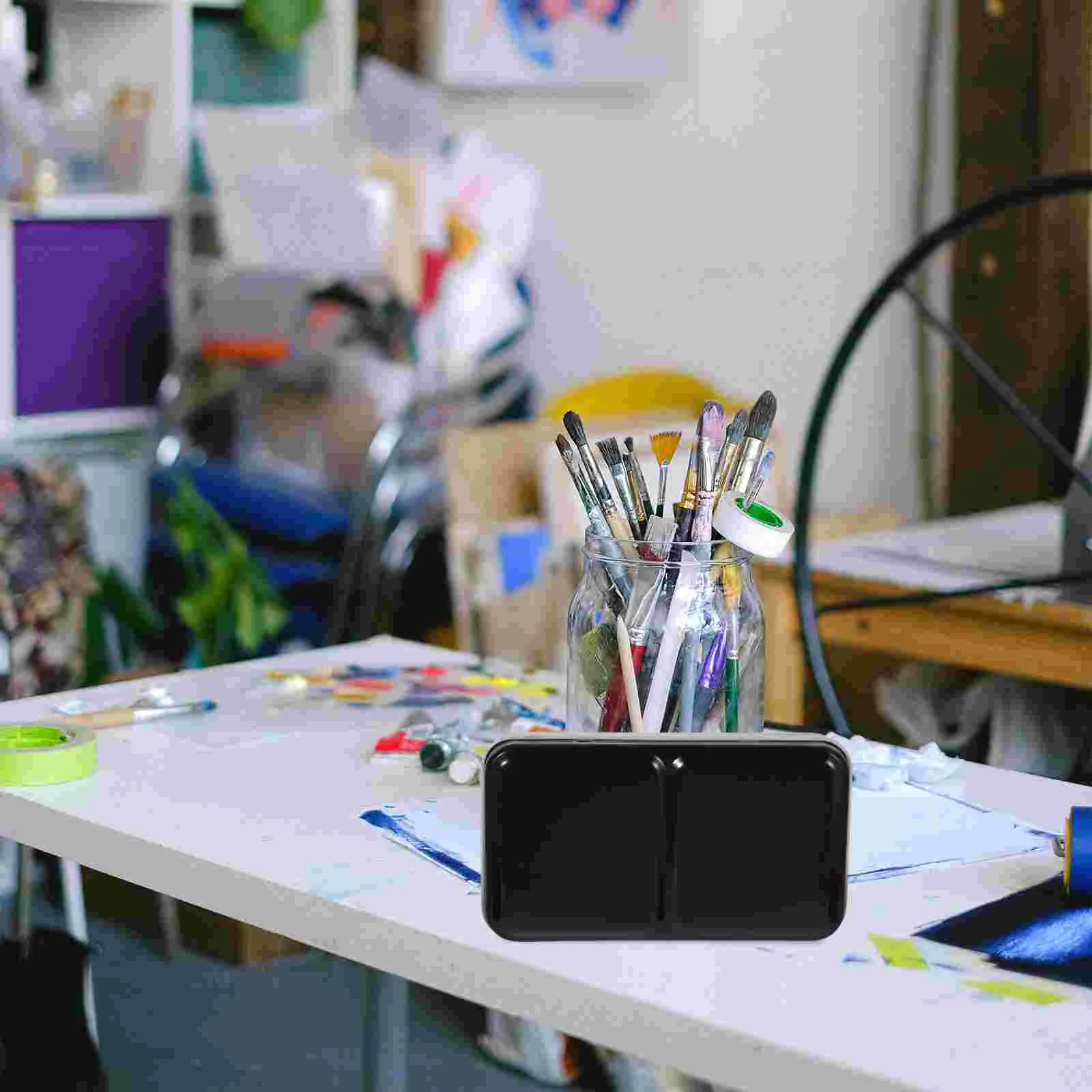 

Инструменты для рисования, дорожная Складная посуда, сковорода, акварельный лоток, палитра пустых фотографий