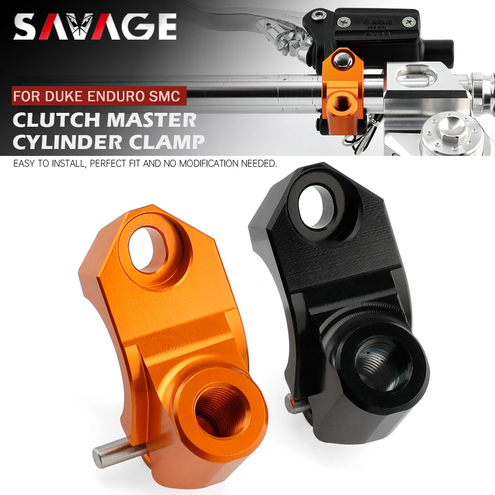 Clutch Master Cylinder Clamp For DUKE 690 ENDURO SMC 1050 1190 ADV 1290 SUPER Motorcycle Accessories Mirror Pedestal Adapter