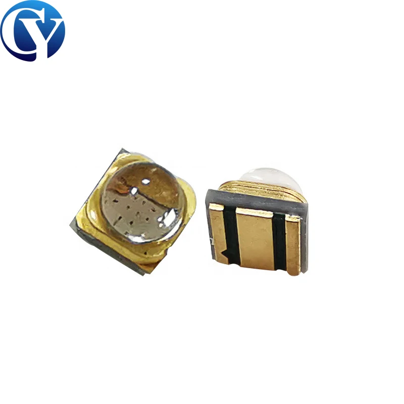 

3 Вт 3535 Высокая мощность УФ-светодиод 405 нм Диод Ультрафиолетовый для отверждения принтера 365 нм 385 нм 395 нм кварцевый стеклянный чип