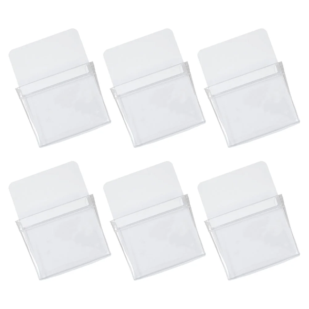 

6 Pcs White Board Dry Erase Eraser Holder Marker Holders No Punching Whiteboard Pen Organizers Magnetic Accessories