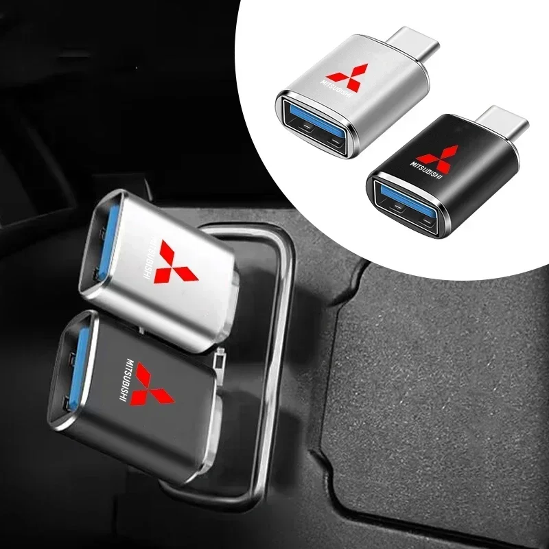 Подарок Xl l200 EX для Mitsubishi Car Type-C к интерфейсу USB 3.0 мини-конвертер адаптер зарядки Asx