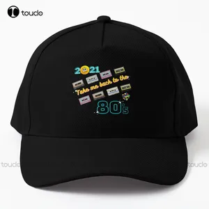 Back To The 80S Retro Dream Baseball Cap Party Hats Cotton Outdoor Simple Vintag Visor Casual Caps Hip Hop Trucker Hats Sun Hats