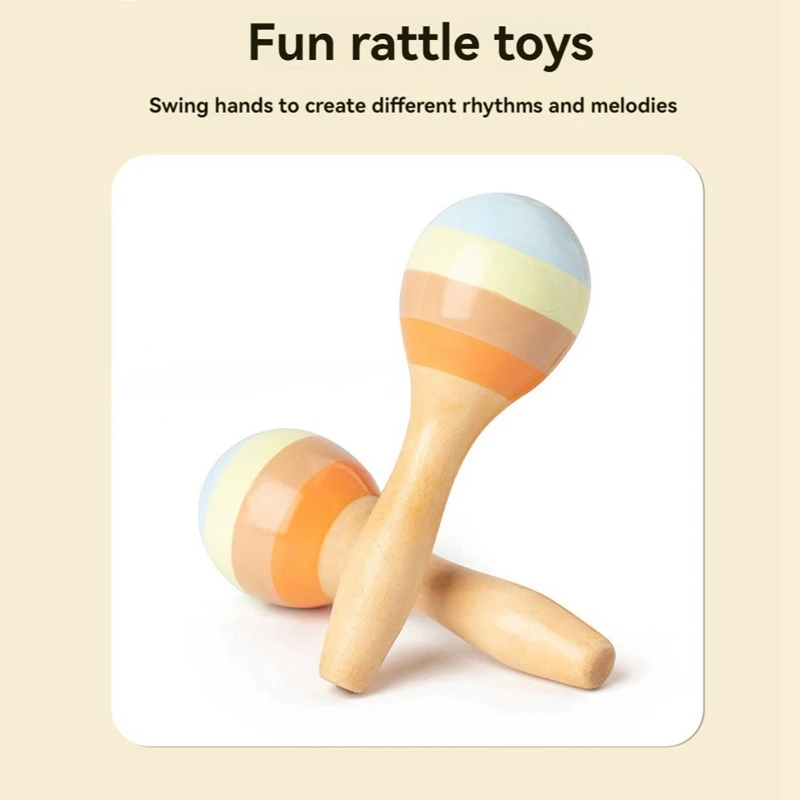 Музыкальные инструменты деревянные игрушки для малышей 1-3 набор перкуссионных
