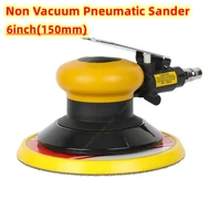 6 inch pad random orbit sander non vacuum eccentric grinder air polisher pneumatic carwoodmetalmarineaerospace sanding tools