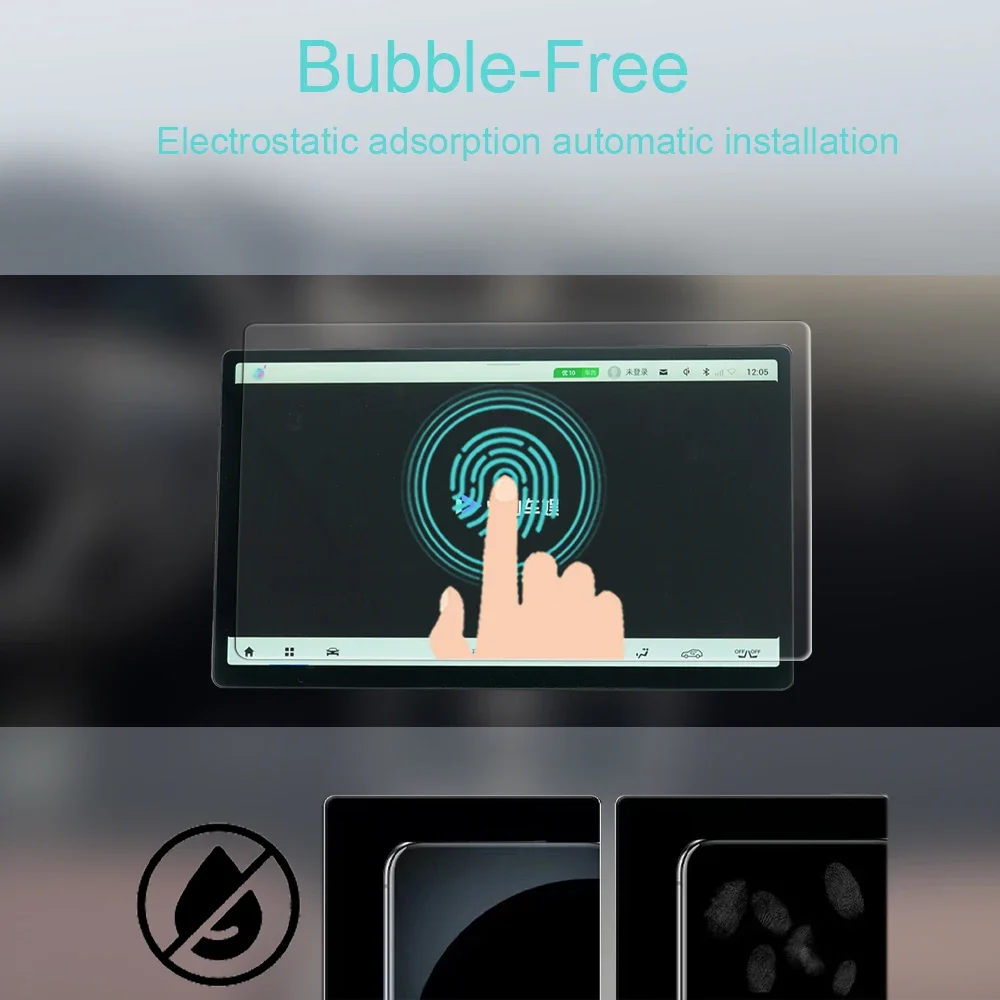 Фото MUQSHI CCar GPS-навигационная пленка ЖК-экран Защитная пленка из закаленного стекла Пленка против царапин Интерьерная пленка для Aion LX 2022-2024 №4
