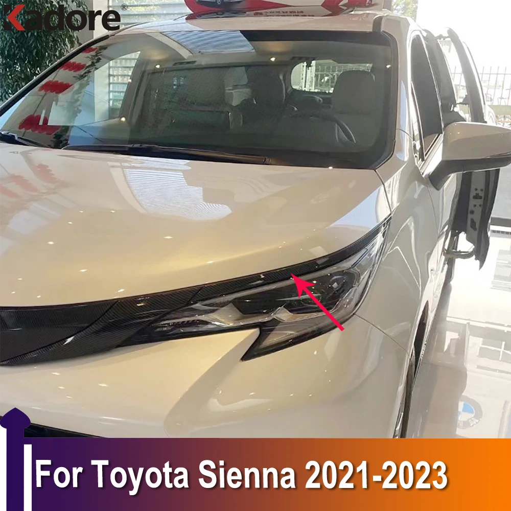 

Для Toyota Sienna 2021 2022 2023 накладки на переднюю фару, отделка внешней отделки