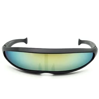 newfuturistic narrow cyclops visor sunglasses vintage outdoor cycling sports hip hop punk sun glasses personality mirrored lens