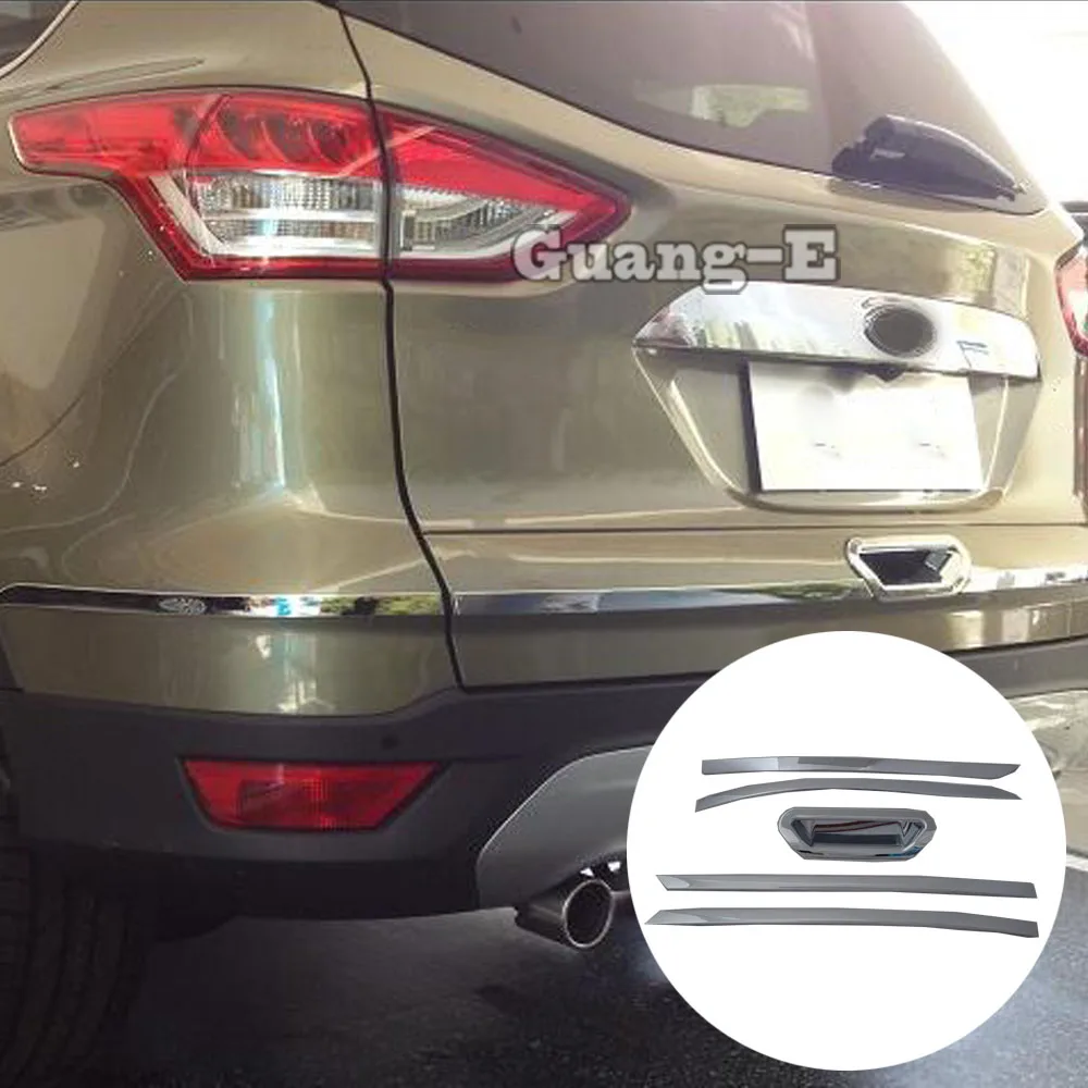 

Защита заднего бампера, отделочная рамка, кромковая доска, ручка из АБС-пластика, миска 5 шт. для Ford Kuga Escape 2013, 2014, 2015, 2016, 2017, 2018, 2019, 2020