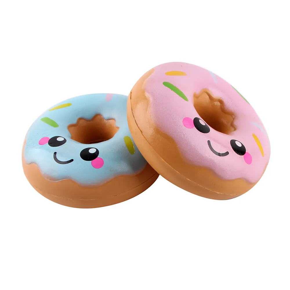 

11cm Lovely Doughnut Cream Scented Squishy Slow Rising Squeeze Stress Soft Toy Funny Gadgets Kawai Donut Wholesale Dropship