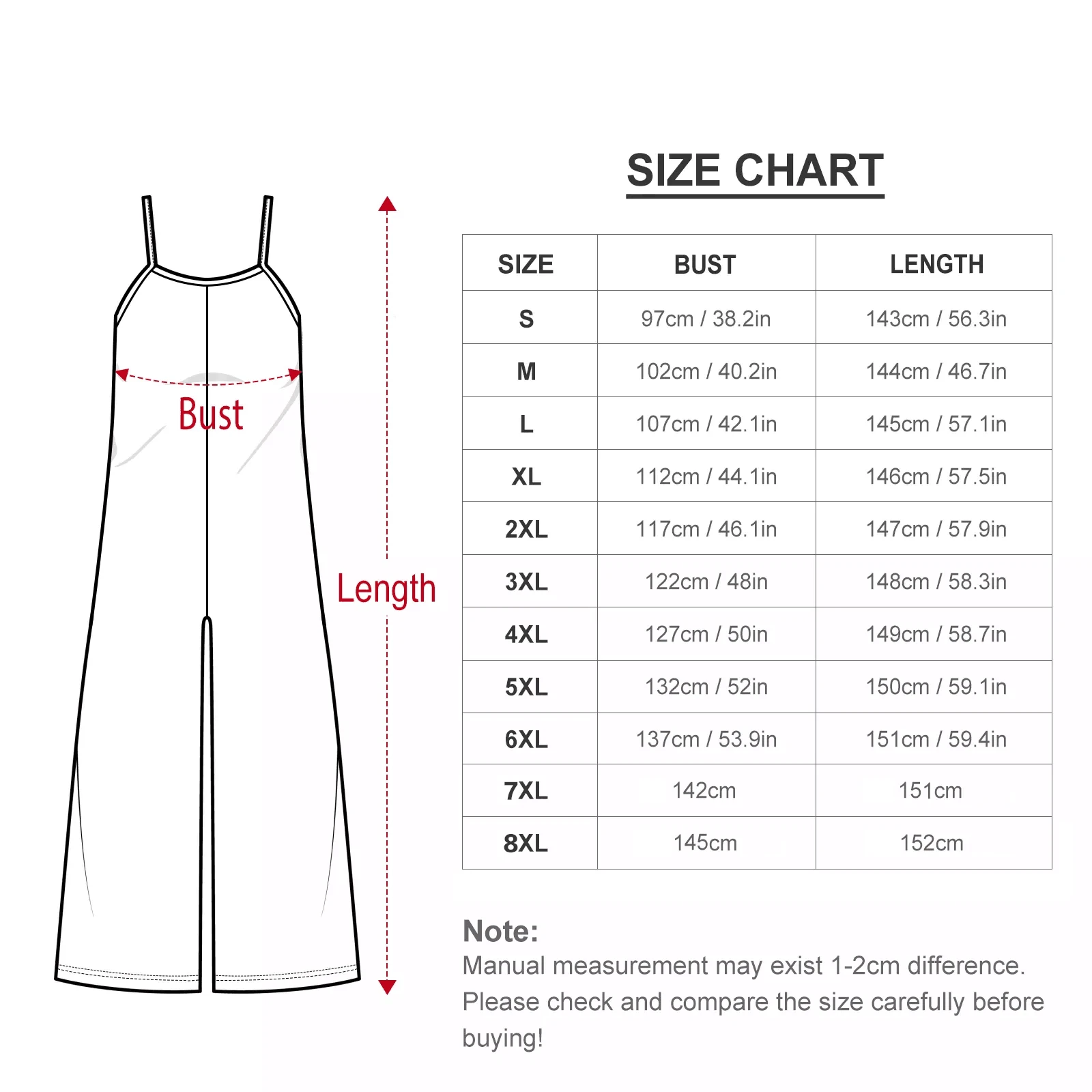 Новое поступление повседневные Комбинезоны большого размера Peopl 8XL женский