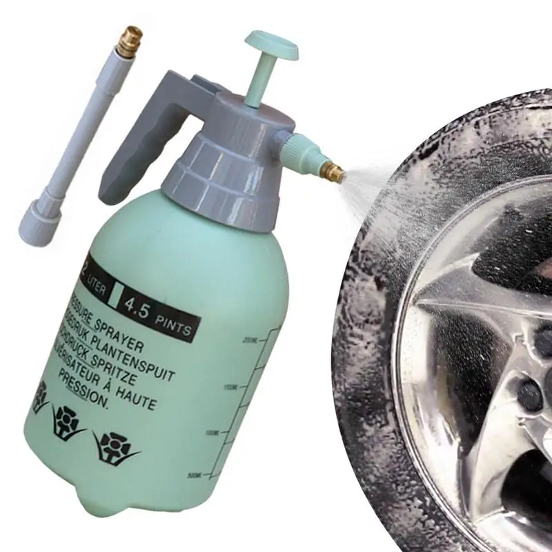 

Car Wash Pump Sprayer 2L Garden Sprayer Garden Sprayer With Extension Pole Pressurized Hand Pump Sprayer Cleaning Pressure