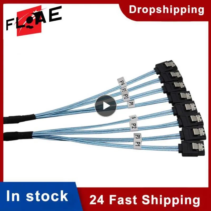 

Portable 4sata To 4sata Hard Disk Cable High Speed Data Cable 7p 4.0 7p Female Head Computer Accessories Data Transfer 20 Mhz