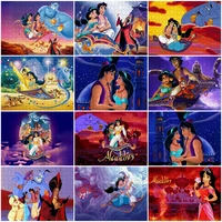princess jasmine jigsaw puzzles 1000 pieces for adults aladdins lamp jigsaw puzzles entertainment diy toys for creative gifts