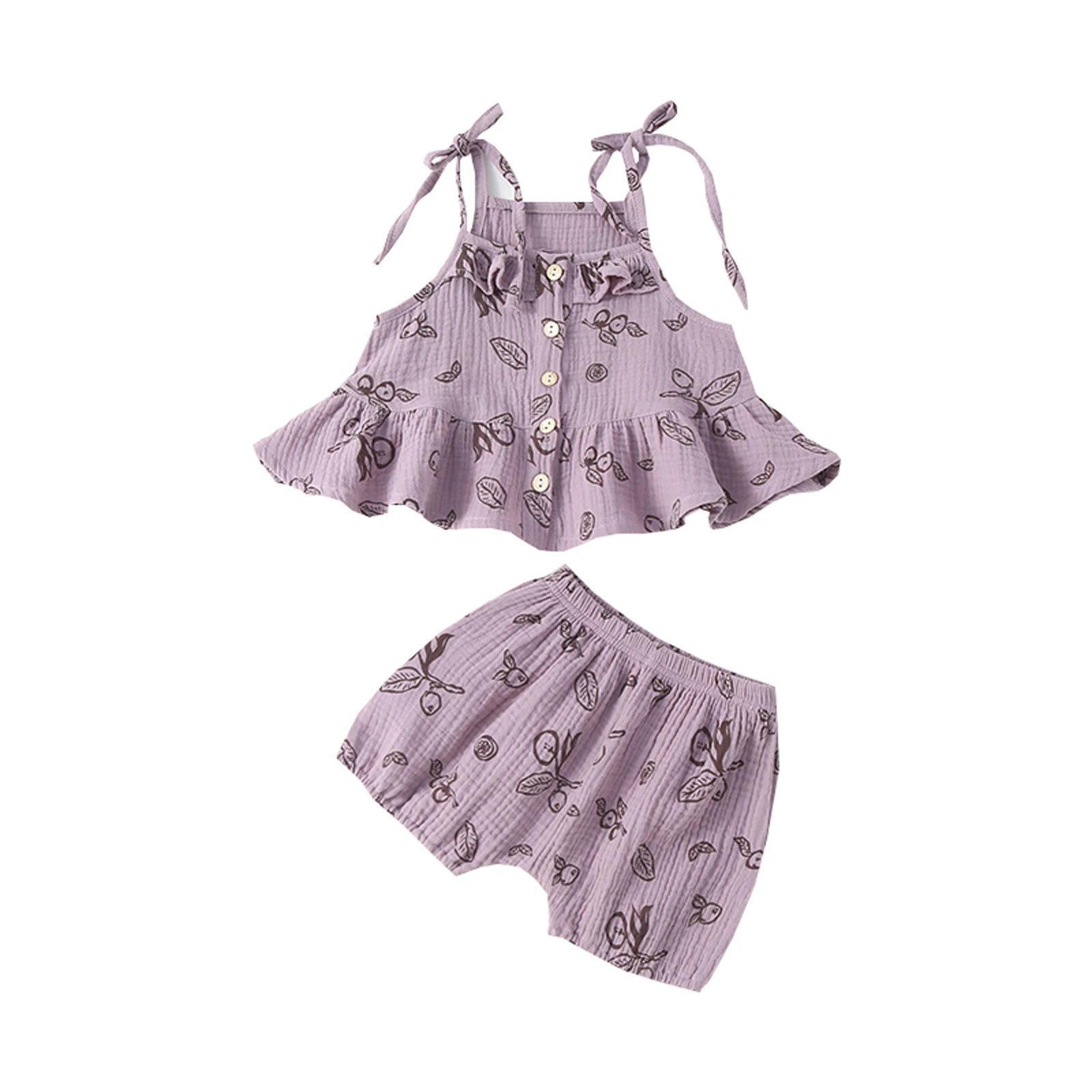 

Ma&Baby 3-24M Newborn Infant Baby Girls Clothes Set Flower Print Vest Tops Shorts Outfits Summer Costumes D95